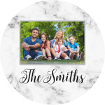 Family Photo and Name Multipurpose Round Labels - 2"