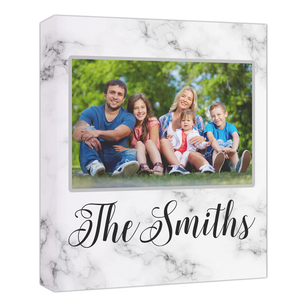 Custom Family Photo and Name Canvas Print - 20" x 24"