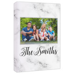 Family Photo and Name Canvas Print - 20" x 30"