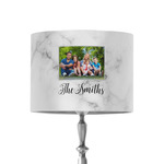 Family Photo and Name 8" Drum Lamp Shade - Fabric