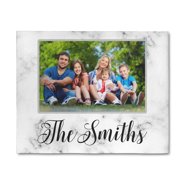 Custom Family Photo and Name Patio Rug - 8' x 10'