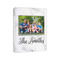 Family Photo and Name 8x10 - Canvas Print - Angled View