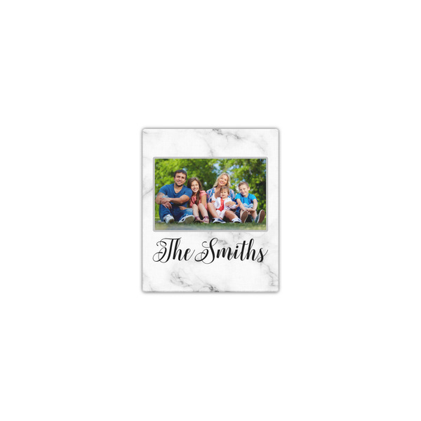 Custom Family Photo and Name Canvas Print - 8" x 10"