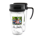 Family Photo and Name Acrylic Travel Mug