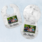 Family Photo and Name Baby Bib & Burp Set