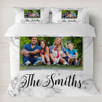 Family Photo and Name Duvet Cover Set - King