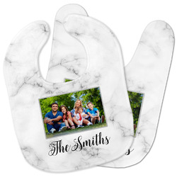 Family Photo and Name Baby Bib