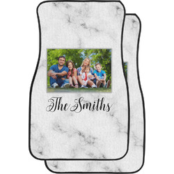 Family Photo and Name Car Floor Mats - Front Seat