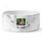 Family Photo and Name Ceramic Dog Bowl - Medium - Front