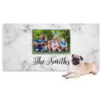 Family Photo and Name Dog Towel