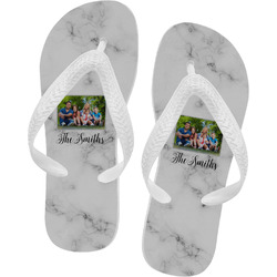 Family Photo and Name Flip Flops - Small