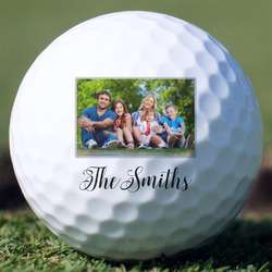 Family Photo and Name Golf Balls - Titleist Pro V1 - Set of 3