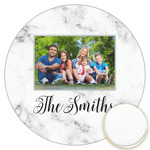 Family Photo and Name Printed Cookie Topper - 3.25"