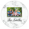 Family Photo and Name Icing Circle - Small - Single