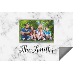 Family Photo and Name Indoor / Outdoor Rug - 6' x 8'
