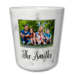 Family Photo and Name Plastic Tumbler 6 oz