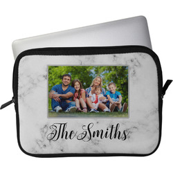 Family Photo and Name Laptop Sleeve / Case - 13"