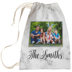 Family Photo and Name Laundry Bag