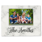 Family Photo and Name Single-Sided Linen Placemat - Single