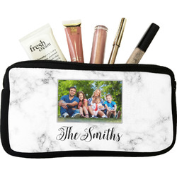 Family Photo and Name Makeup / Cosmetic Bag - Small
