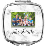 Family Photo and Name Compact Makeup Mirror