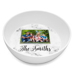 Family Photo and Name Melamine Bowl - 8 oz