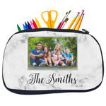 Family Photo and Name Neoprene Pencil Case - Medium