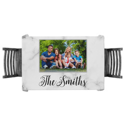 Family Photo and Name Tablecloth - 58" x 58"