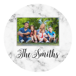 Family Photo and Name Round Decal - Small