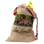 Family Photo and Name Santa Sack