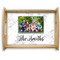 Family Photo and Name Serving Tray Wood Large - Main