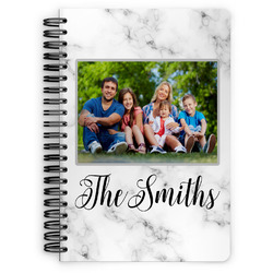 Family Photo and Name Spiral Notebook