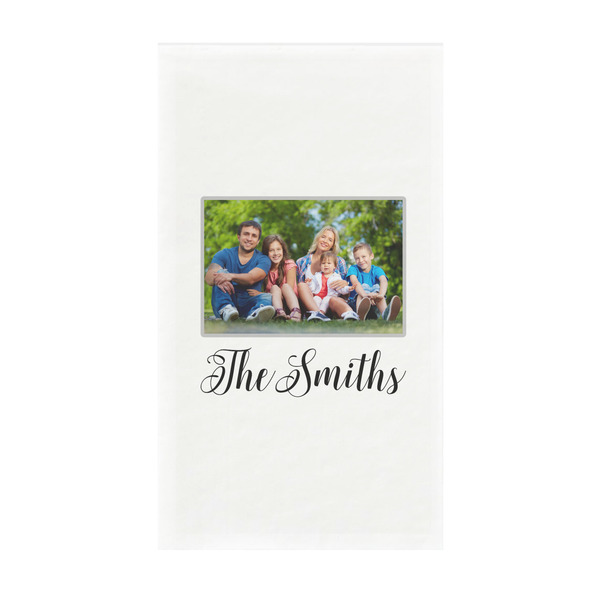 Custom Family Photo and Name Guest Paper Towels - Full Color - Standard