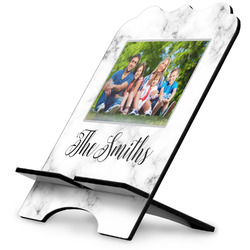 Family Photo and Name Stylized Tablet Stand
