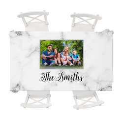 Family Photo and Name Tablecloth - 58" x 102"
