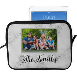 Family Photo and Name Tablet Case / Sleeve - Large