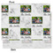 Family Photo and Name Tissue Paper - Heavyweight - Medium - Front & Back