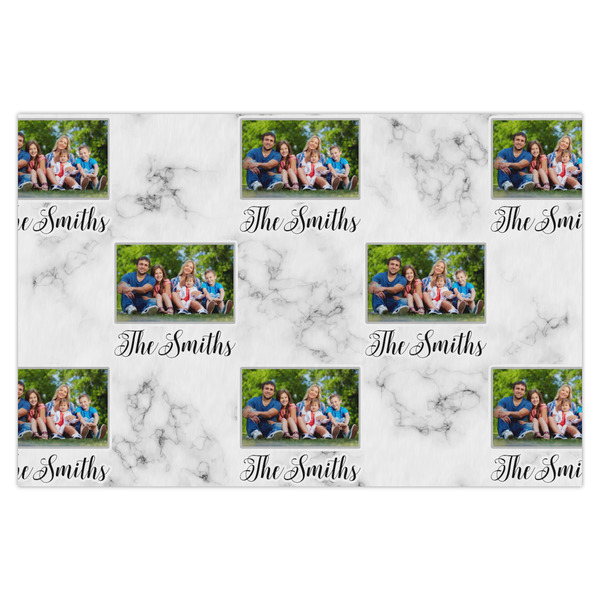 Custom Family Photo and Name Tissue Papers Sheets - X-Large - Heavyweight