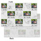 Family Photo and Name Tissue Paper - Lightweight - Small - Front & Back