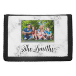 Family Photo and Name Trifold Wallet