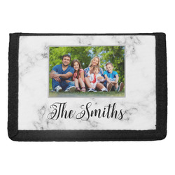 Family Photo and Name Trifold Wallet