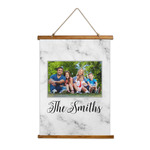 Family Photo and Name Wall Hanging Tapestry