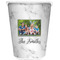 Family Photo and Name Waste Basket - White - Front