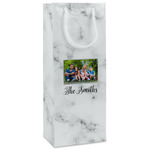 Family Photo and Name Wine Gift Bags - Gloss