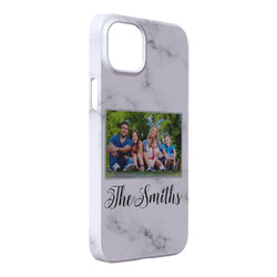 Family Photo and Name iPhone Case - Plastic - iPhone 14 Plus