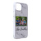 Family Photo and Name iPhone 14 Plus Case - Angle