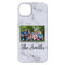 Family Photo and Name iPhone 14 Plus Case - Back