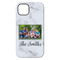 Family Photo and Name iPhone 14 Plus Tough Case - Back