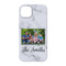 Family Photo and Name iPhone 14 Pro Case - Back