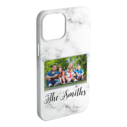 Family Photo and Name iPhone Case - Plastic - iPhone 15 Pro Max